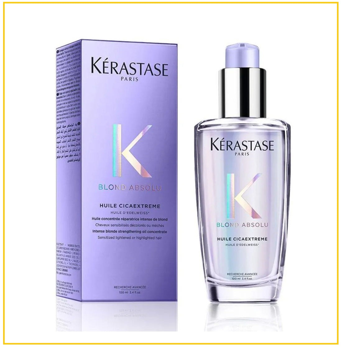 KERASTASE 卡詩菁純亮澤夢幻香氛修護油 BLOND ABSOLU HUILE CICAEXTREME HAIR OIL 100ML