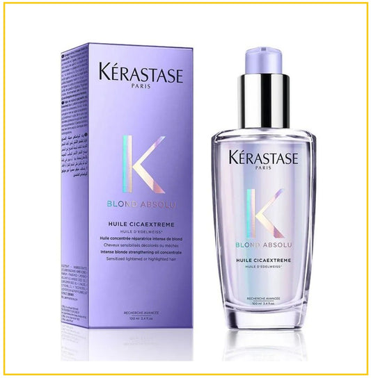 KERASTASE 卡詩菁純亮澤夢幻香氛修護油 BLOND ABSOLU HUILE CICAEXTREME HAIR OIL 100ML