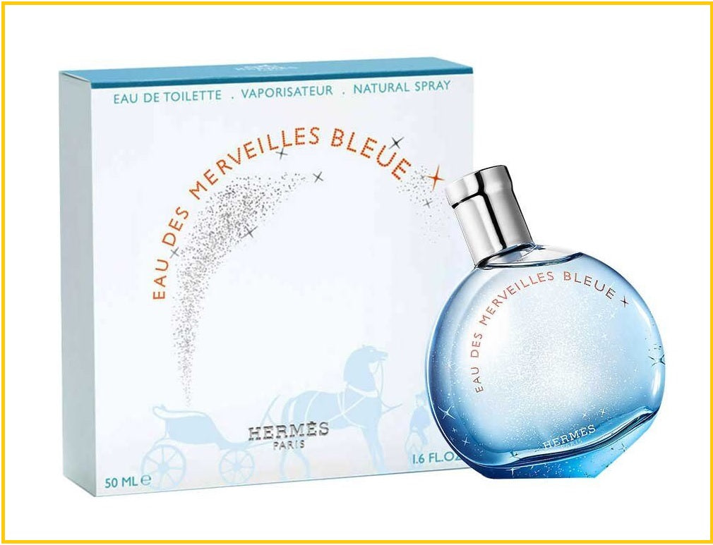 HERMES 愛馬仕藍色星光女士淡香水 EAU DES MERVEILLES BLEUE EAU DE TOILETTE 50ML / 100ML