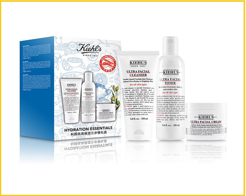 KIEHL'S KIEHLS HYDRATION ESSENTIALS DUO SET 高保濕3件套裝