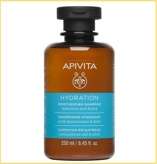 APIVITA 艾蜜塔透明質酸蘆薈補濕洗髮洗頭水 MOISTURIZING SHAMPOO WITH ALOE AND HYALURONIC ACID 250ML