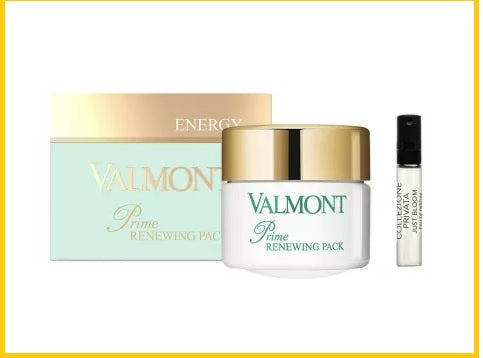 VALMONT 法爾曼升效更新煥膚幸福面膜及香水套裝 ENERGY PRIME RENEWING PACK 75ML + JUST BLOOM MINI PERFUME 2ML DUO SET