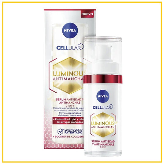 NIVEA 妮維雅抗皺淡斑精華 CELLULAR LUMINOUS 630 SERUM ANTIEDAD Y ANTIMANCHA 30ML
