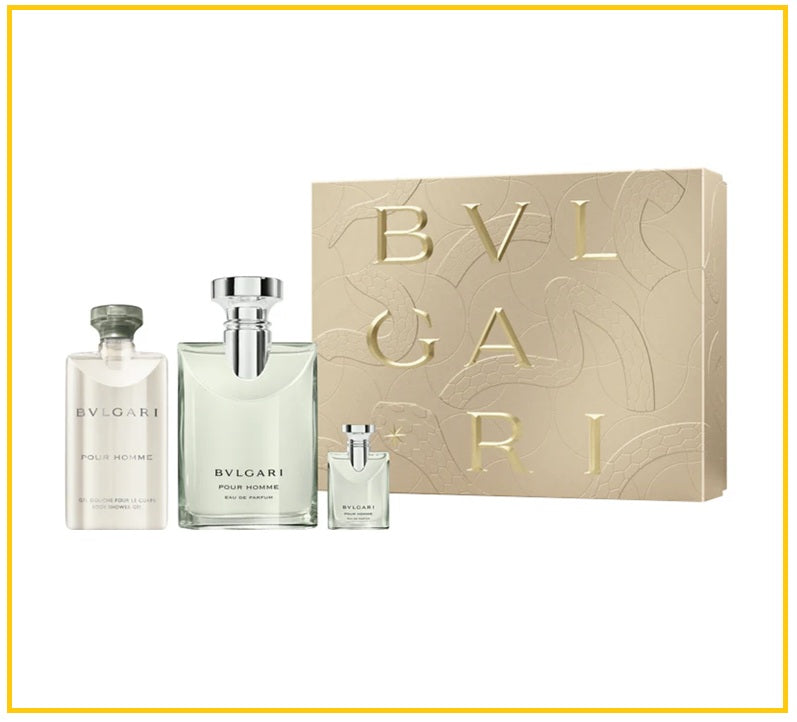 BVLGARI 寶格麗男士香水沐浴三件套裝 POUR HOMME KIT DUO SET