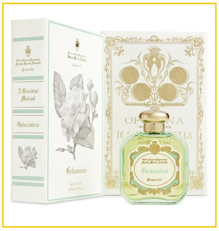 Santa Maria Novella, Medici Gardens Jasmine Perfume, FIRENZE 1221 GELSOMINO EAU DE PARFUM, 50ML / 100ML