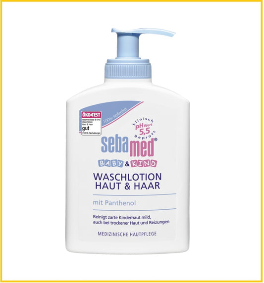 SEBAMED 施巴嬰幼兒洗髮沐浴二合一 BABY WASH (SKIN & HAIR) 200ML