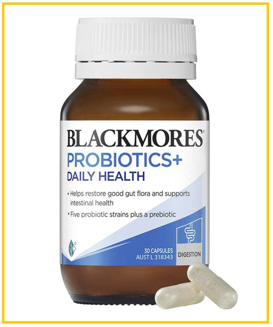 BLACKMORES 澳佳寶成人益生菌膠囊30粒 PROBIOTICS + DAILY HEALTH 30 CAPSULES