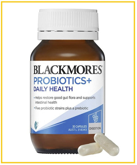 BLACKMORES 澳佳寶成人益生菌膠囊30粒 PROBIOTICS + DAILY HEALTH 30 CAPSULES