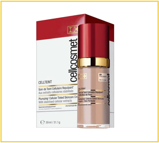 CELLCOSMET 瑞妍彈潤絲柔瓷白粉底 CELLTEINT #00 PORCELAIN 30ML