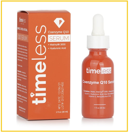 TIMELESS SKIN CARE 時光永恆輔酶彈力緊膚基肽勝肽保濕精華 COENZYME Q10 SERUM + MATRIXYL 3000 SERUM 30ML