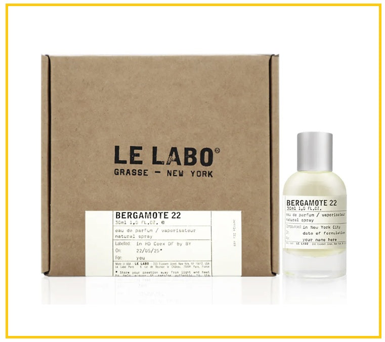 LE LABO 實驗室香水22號香水 BERGAMOTE 22 EAU DE PARFUM 30ML / 50ML / 100ML