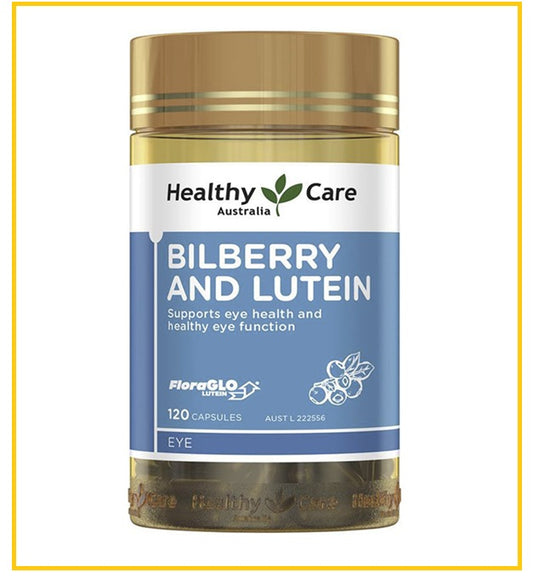 HEALTHY CARE 越桔果葉黃素護眼寧120粒 BILBERRY & LUTEIN CAPSULES 120 CAPSULES
