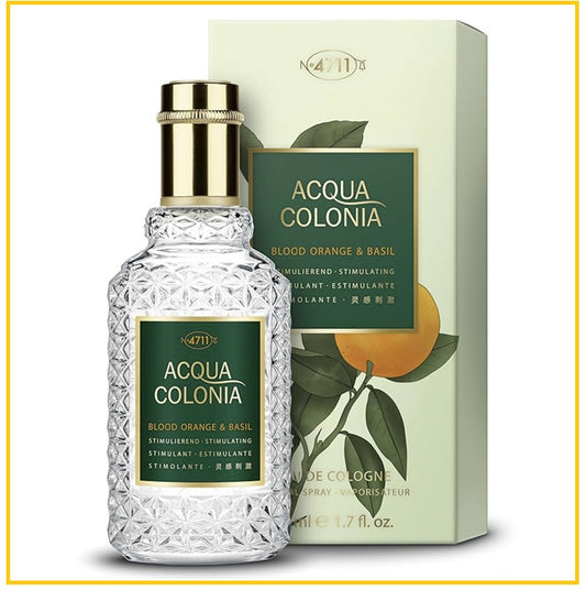 4711 ACQUA COLONIA 血橙與羅勒中性古龍水香水 BLOOD ORANGE & BASIL EDC 50ML
