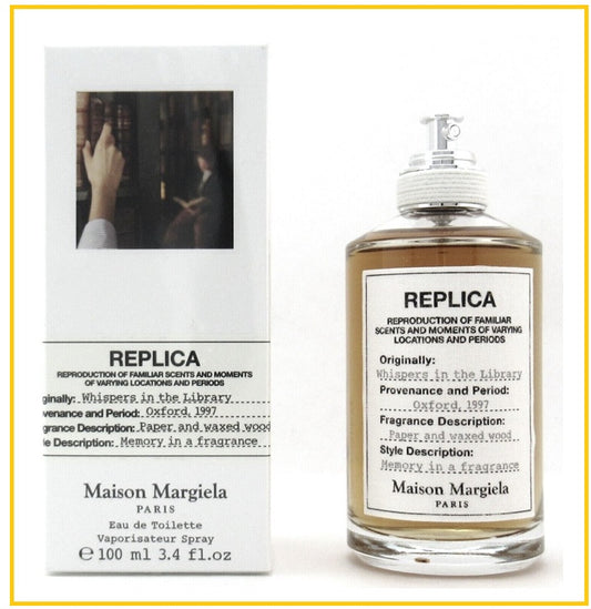 MAISON MARGIELA REPLICA 馬丁馬吉圖書館密語淡香水 MMM WHISPERS IN LIBRARY EDT 100ML
