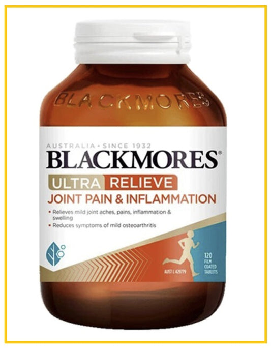 BLACKMORES 澳佳寶關節三合一配方葡萄糖胺120粒高配版 ULTRA RELIEVE JOINT PAIN & INFLAMMATION 120 TABLETS