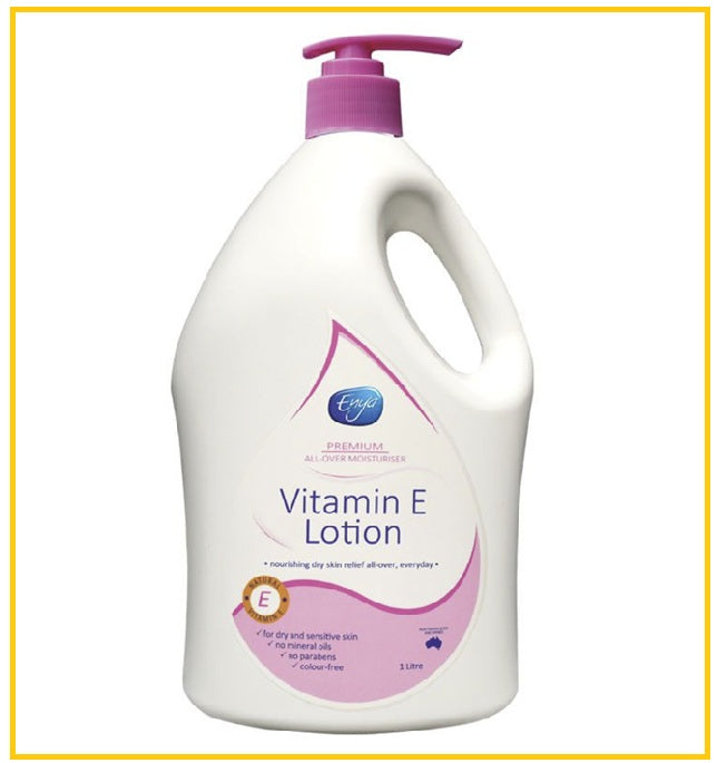 ENYA 維他命E抗氧滋潤乳液 VITAMIN E LOTION NOURISHING DRY SKIN RELIEF 1000ML