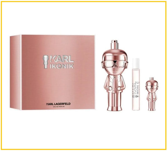 KARL LARGERFELD 卡爾拉格斐霧玫金香水禮盒套裝 KARL IKONIK PF EDP DUO SET 100ML + 7.5ML + 4.5ML