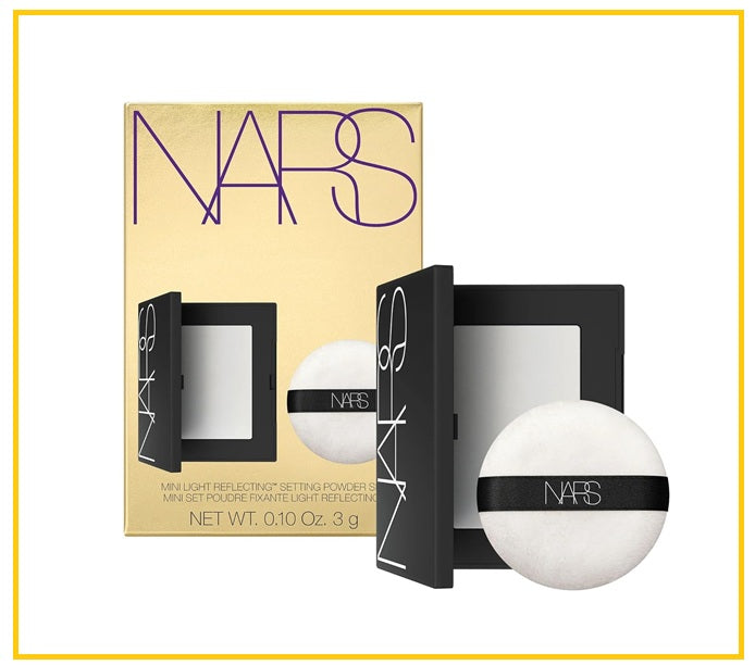 NARS 納斯迷你裸光蜜粉餅粉撲璀璨奢金版禮盒套裝 MINI LIGHT REFLECTING SETTING POWDER + PUFF DUO SET