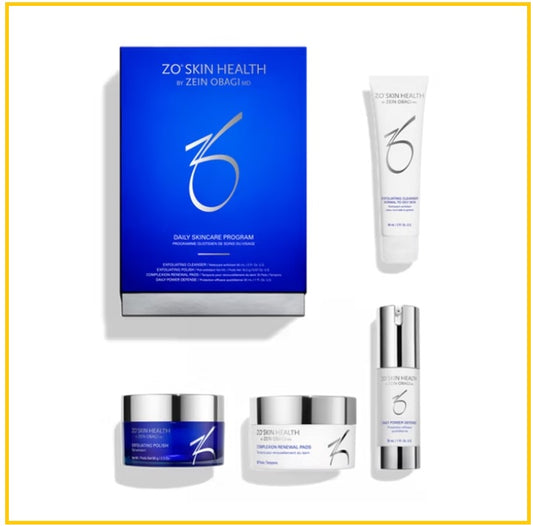 ZO SKIN HEALTH 潔面磨砂爽膚精華組合4件套裝 DAILY SKINCARE PROGRAM DUO SET