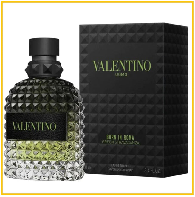 VALENTINO 華倫天奴縱情先生淡香水 MEN'S BORN IN ROMA GREEN STRAVAGANZA EDT SPRAY 100ML