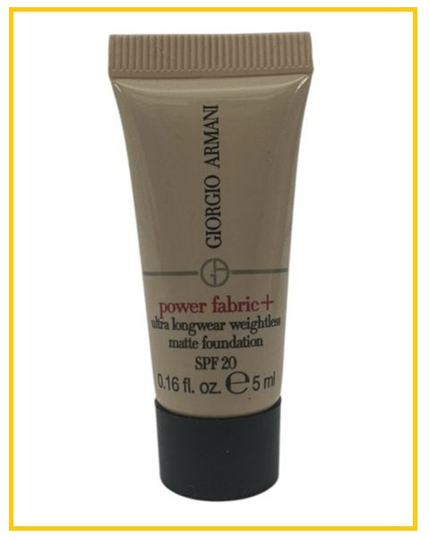 GIORGIO ARMANI 阿瑪尼權利粉底液小樣 POWER FABRIC+ ULTRA LONGWEAR WEIGHTLESS FOUNDATION SPF20 #2 5ML