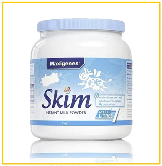 MAXIGENES 美可卓藍妹子脫脂奶粉 SKIM INSTANT MILK POWDER 1KG