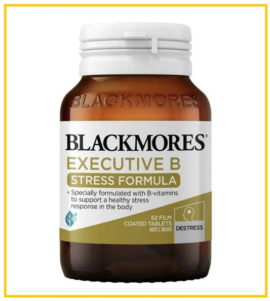 BLACKMORES 澳佳寶B族複合維生素升級版62粒 EXECUTIVE B STRESS FORMULA 62 TABLETS