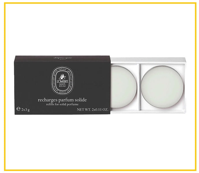 DIPTYQUE 蒂普提克水中影固體香補充裝 L'OMBRE DANS L'EAU EAU SOLID PERFUME REFILL 3G X2