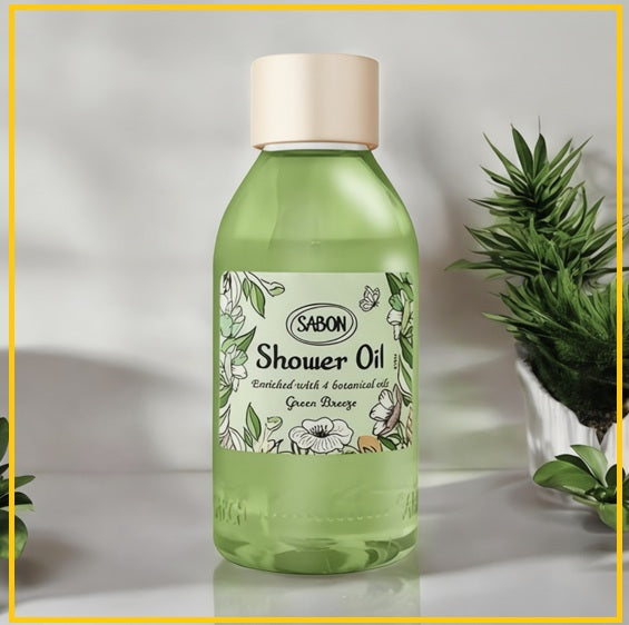 SABON 綠野之息⾹氛沐浴油 GELEE BREEZE SHOWER OIL 100ML