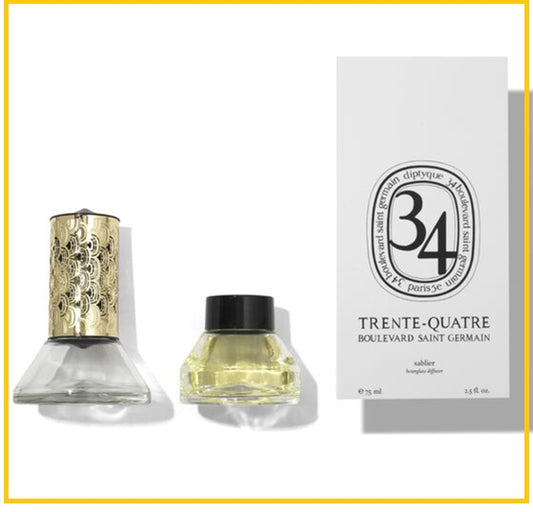 DIPTYQUE 蒂普提克室內擴香沙漏香薰34號 34 BOULEVARD SAINT GERMAIN HOURGLASS DIFFUSER 75ML