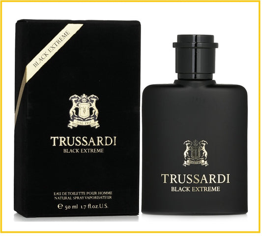 TRUSSARDI 楚沙迪尊爵男性淡香水 BLACK EXTREME EDT 50ML