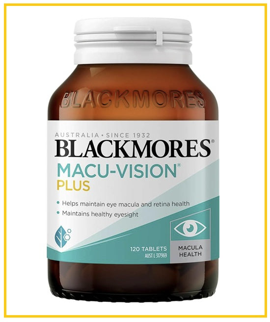 BLACKMORES 澳佳寶黃斑抗氧護眼片120粒(加強版) MACU-VISION PLUS 120 TABLETS