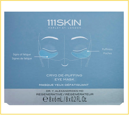 111SKIN 冰萃零度眼膜 CRYO DE-PUFFING EYE MASK 6ML X8