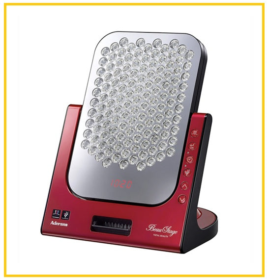 ADERANS 愛德蘭絲美容儀淨離子光照大排燈 VIRUGA(R) LED ENERGY LIGHT THERAPY DEVICE WITH CLEAN ION TECHNOLOGY #PEARL WHITE / #ITALIAN RED