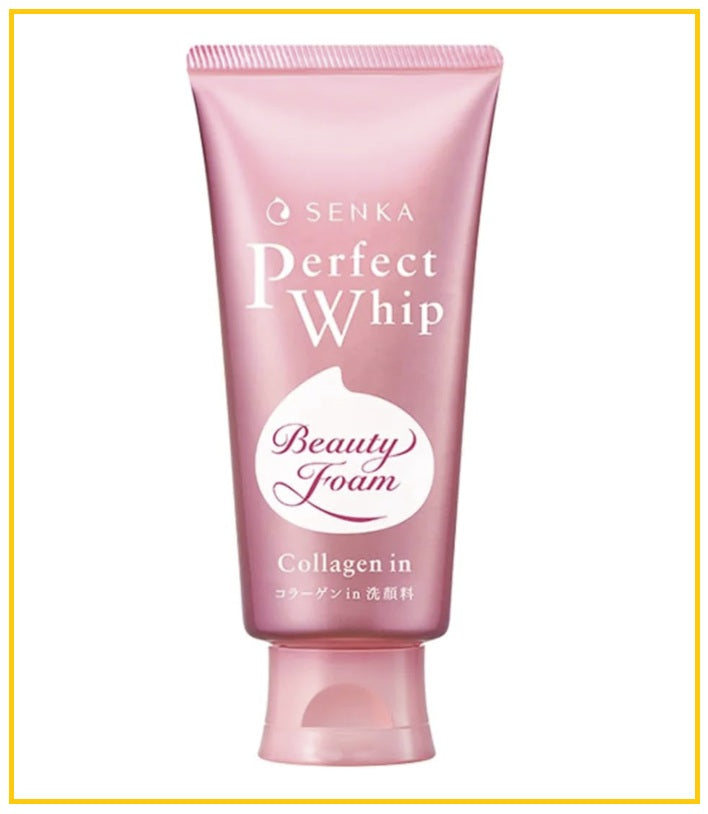 SHISEIDO 資生堂膠原蛋白專科洗顏洗面奶 SENKA PERFECT WHIP COLLAGEN FACE WASH 120G