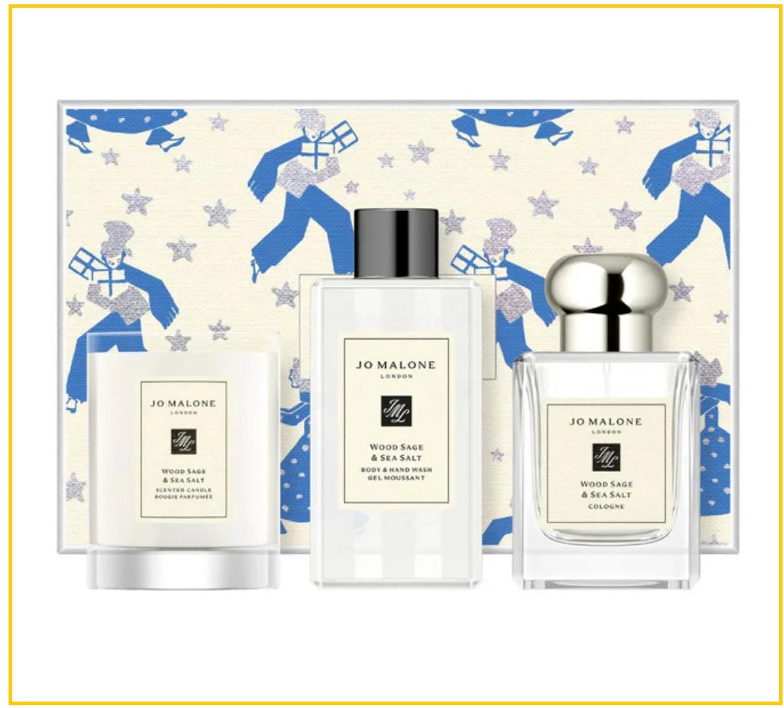 JO MALONE 祖馬龍限定鼠尾草海鹽禮盒套裝 WOOD SAGE & SEA SALT GIFT DUO SET