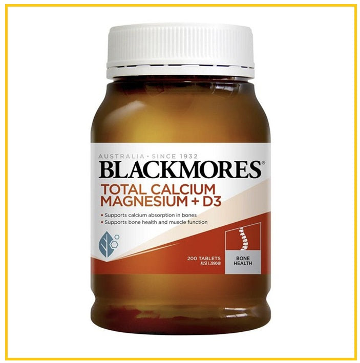 BLACKMORES Total CALCIUM MAGNESIUM + D3 200 Tablets