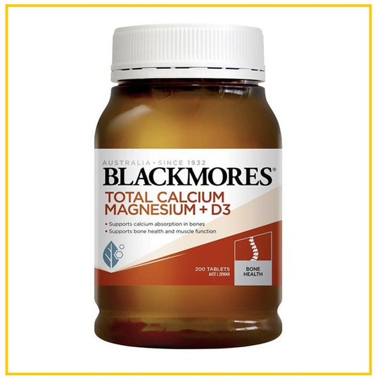BLACKMORES 澳佳寶鈣鎂片200粒 TOTAL CALCIUM MAGNESIUM + D3 200 TABLETS