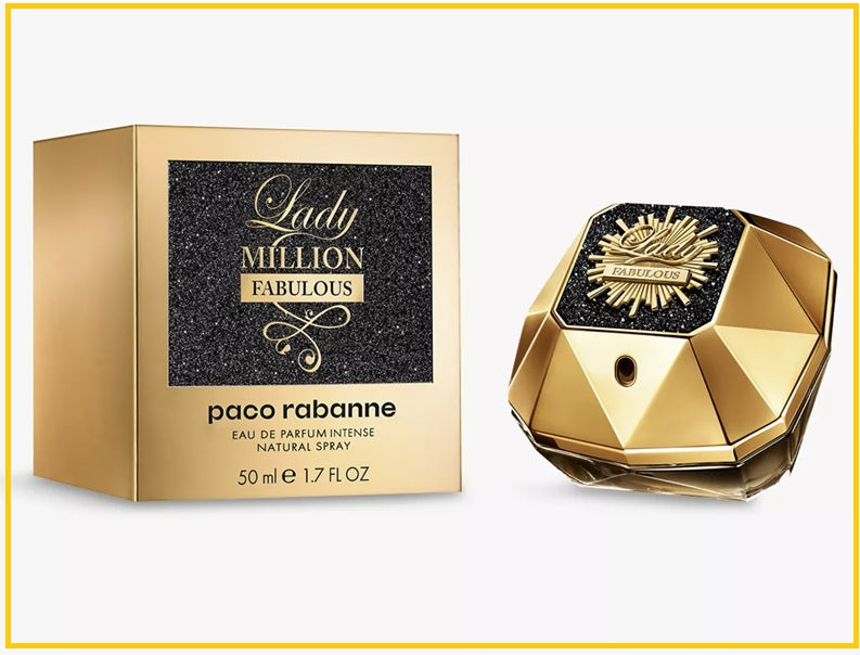 PACO RABANNE 帕高我的黃金香水加強版 LADY MILLION FABULOUS EDP 80ML