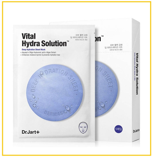DR. JART+ 蒂佳婷藍色藥丸強化保濕補水面膜5片 DERMASK VITAL HYDRA SOLUTION 25G X5