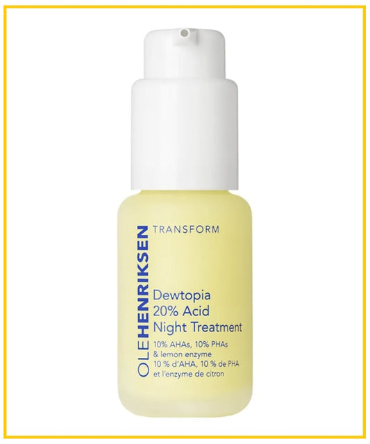 OLE HENRIKSEN 20%晚間酸療修護精華 DEWTOPIA 20% ACID NIGHT TREATMENT 30ML