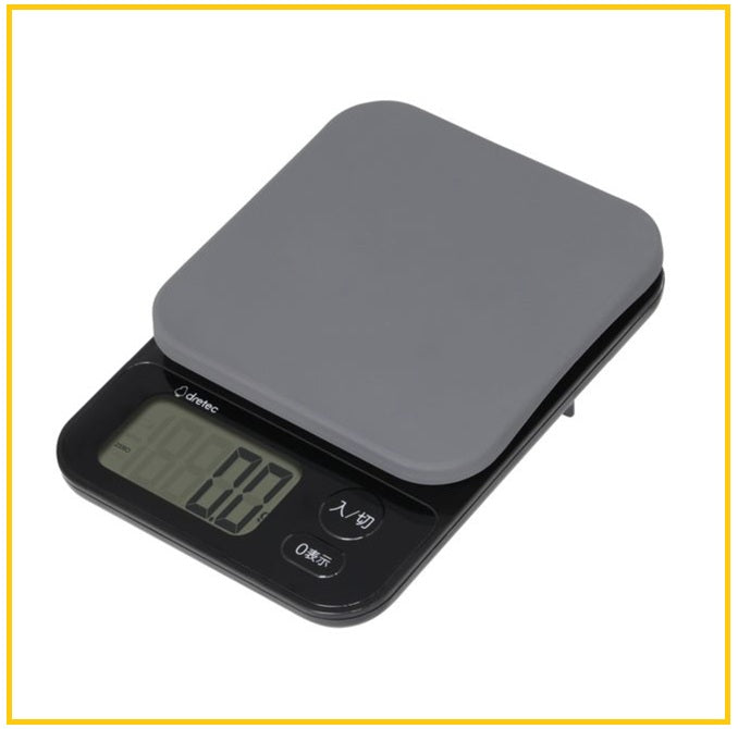 DRETEC Electronic Kitchen Scale BOULANGER DIGITAL SCALE 3KG #WHITE / #BLACK KS-829WT / KS-829BK