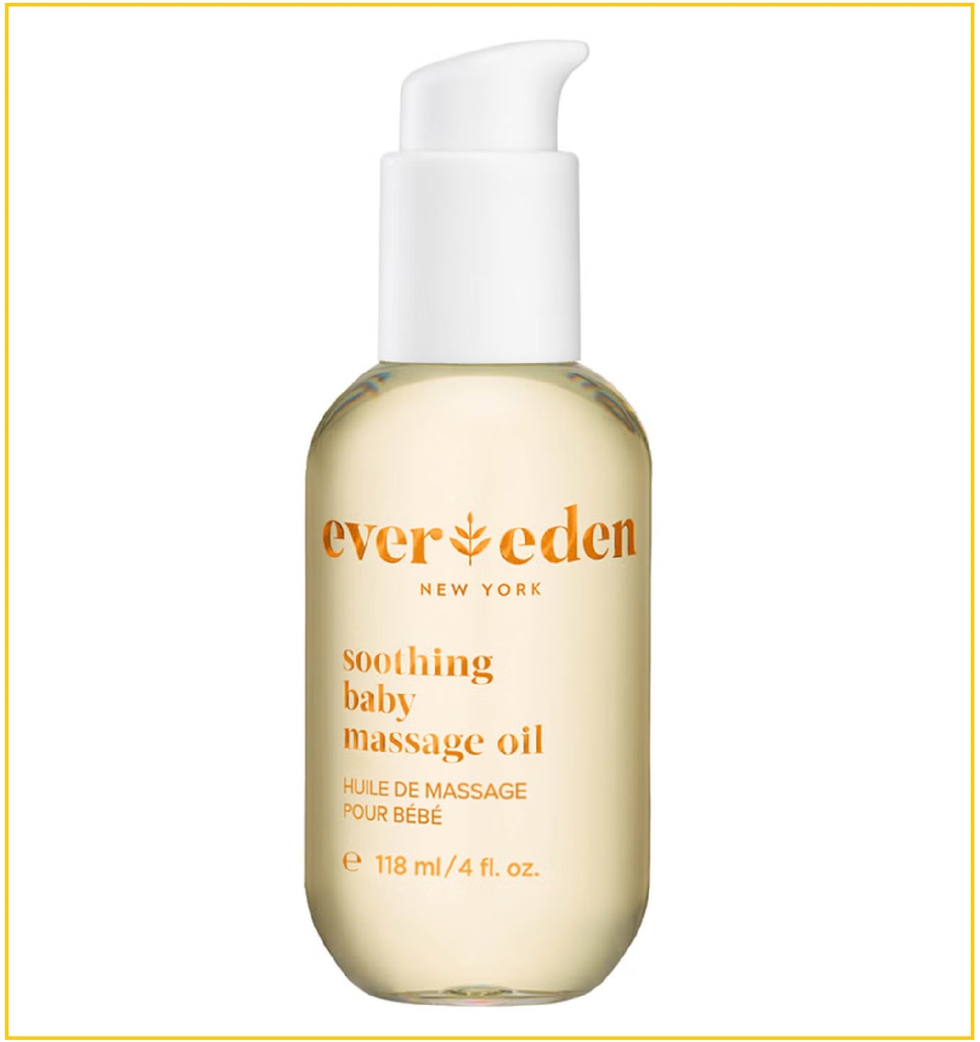 EVEREDEN SOOTHING BABY MASSAGE OIL 118ML 嬰兒保濕撫觸油