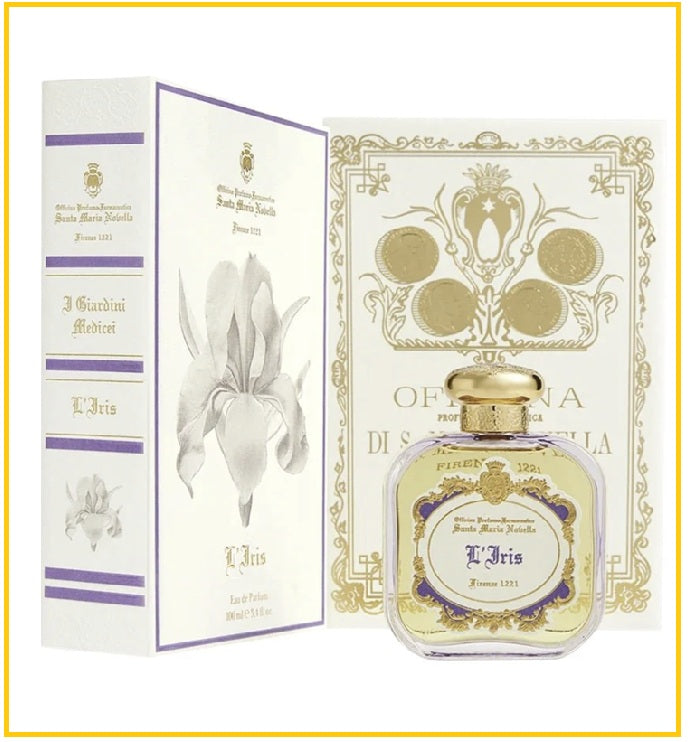 SANTA MARIA NOVELLA FIRENZE 1221 L'IRIS EAU DE PARFUM, a perfume from the Medici Gardens of Santa Maria Novella, 50ml / 100ml.