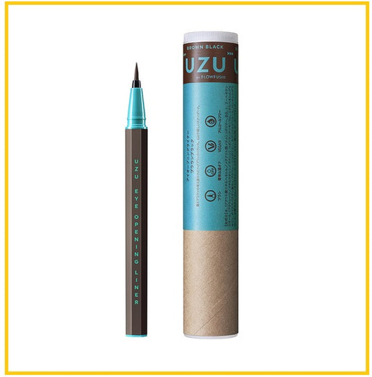 FLOW FUSHI 棕黑色眼線液筆 (藍盒) UZU EYE OPENING LINER #BROWN BLACK (BLUE BOX) 0.55ML