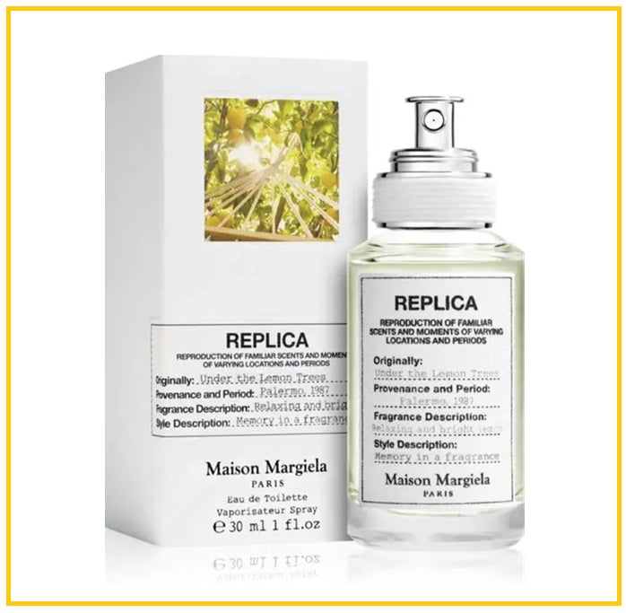 MAISON MARGIELA 梅森馬吉拉檸檬樹下中性綠調淡香水 MMM REPLICA UNDER THE LEMON TREES EAU DE TOILETTE SPRAY 30ML / 100ML