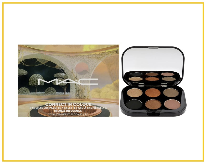 MAC 魅可未來幻境金銅色系眼影盤 CONNECT IN COLOUR EYE SHADOW 6X EYESHADOW PALETTE #BRONZE INFLUENCE 6.25G