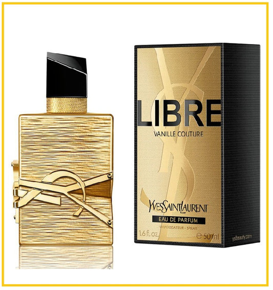 YVES SAINT LAURENT 聖羅蘭奢金限定自由之水香水 YSL LIBRE VANILLE COUTURE EAU DE PARFUM 50ML
