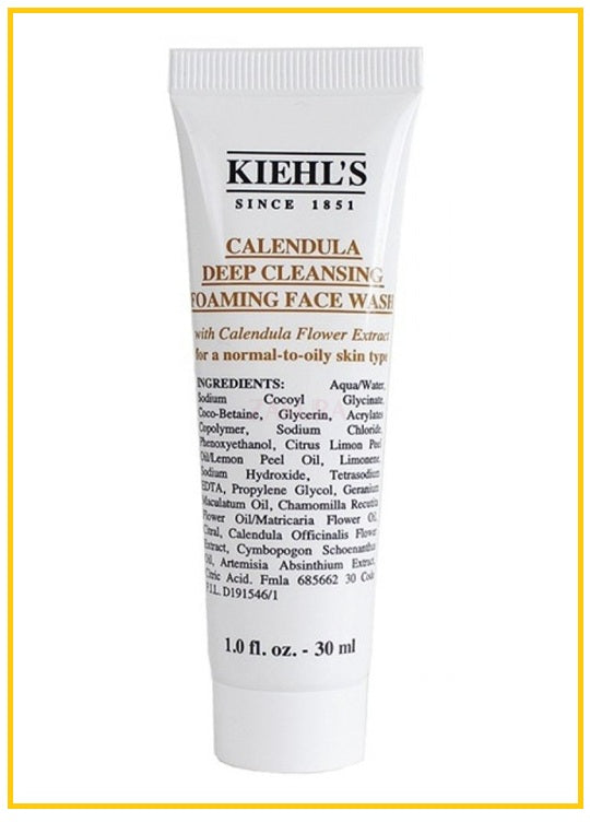 KIEHL'S 科顏氏金盞花潔顏潔面 KIEHLS CALENDULA DEEP CLEANSING FOAMING FACE WASH MINI 30ML