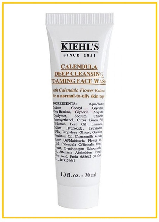 KIEHL'S 科顏氏金盞花潔顏潔面 KIEHLS CALENDULA DEEP CLEANSING FOAMING FACE WASH MINI 30ML